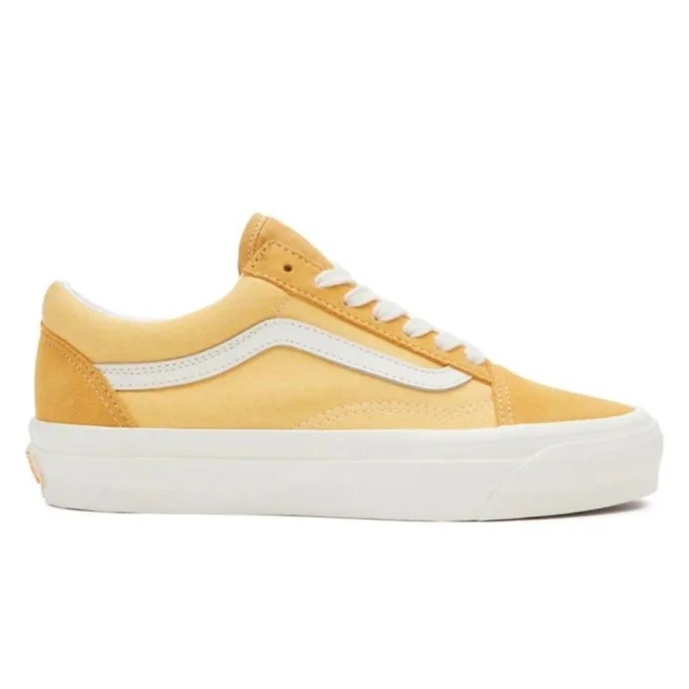 Light Yellow & White VANS